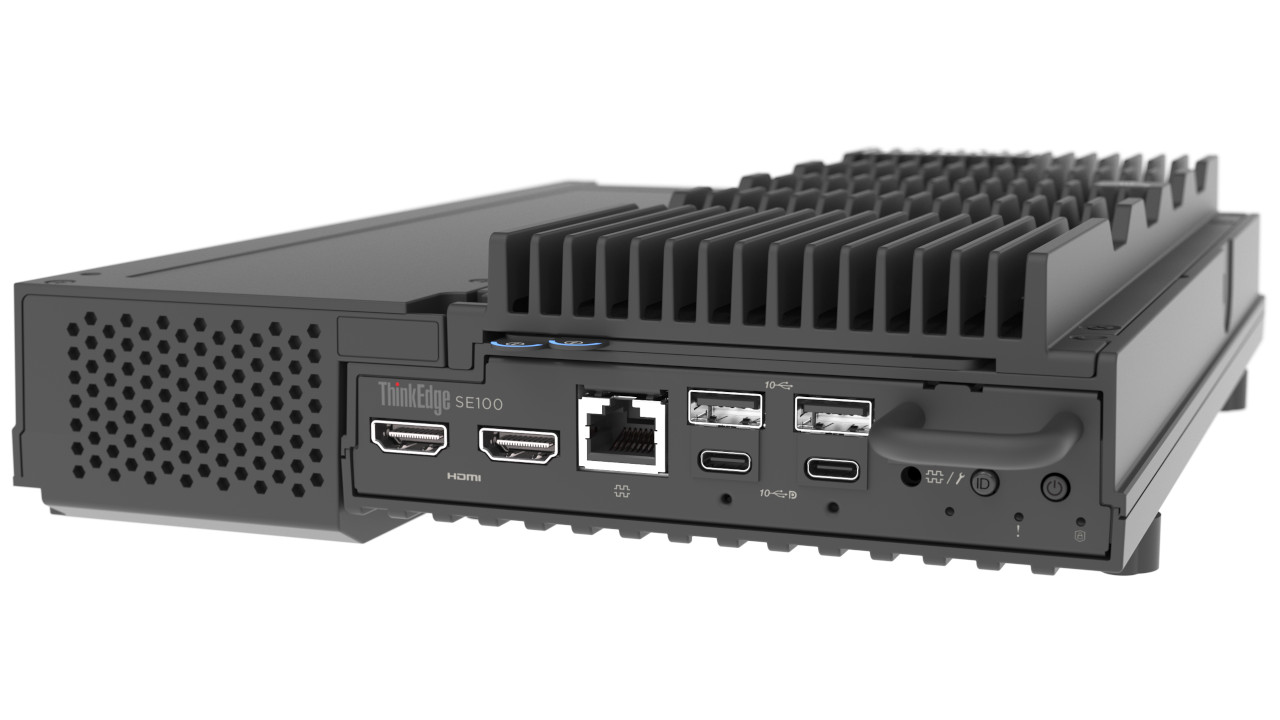 Arriva Lenovo ThinkEdge SE100, il server per l'inferenza IA supercompatto